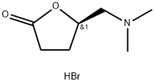 dimethyl-[[(2R)-5-oxooxolan-2-yl]methyl]azanium:bromide Structural