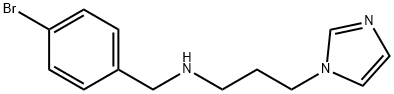 N-(4-bromobenzyl)-3-(1H-imidazol-1-yl)propan-1-amine Structural