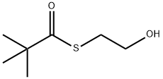 S-2-hydroxyethyl 2,2-dimethylpropanethioate Structural