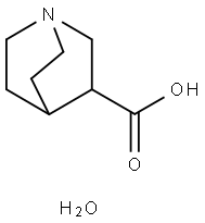 quinuclidine-3-carboxylic acid hydrate Structural