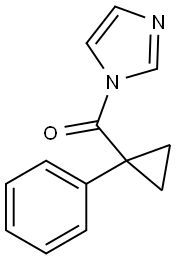 Imidazol-1-yl-(1-phenyl-cyclopropyl)-methanone Structural