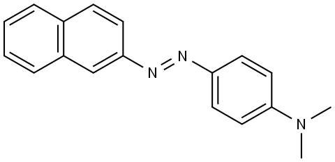 Dimethyl-[4-(naphthalen-2-ylazo)-phenyl]-amine Structural