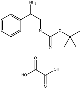 tert-Butyl 3-aminoindoline-1-carboxylate oxalate Structural