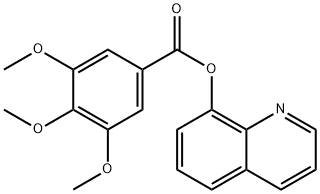 quinolin-8-yl 3,4,5-trimethoxybenzoate Structural