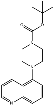 tert-butyl 4-(quinolin-5-yl)piperazine-1-carboxylate Structural