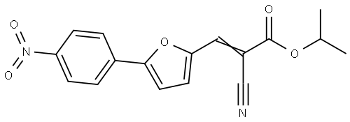 isopropyl (E)-2-cyano-3-(5-(4-nitrophenyl)furan-2-yl)acrylate Structural