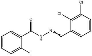 N'-[(E)-(2,3-dichlorophenyl)methylidene]-2-iodobenzohydrazide Structural