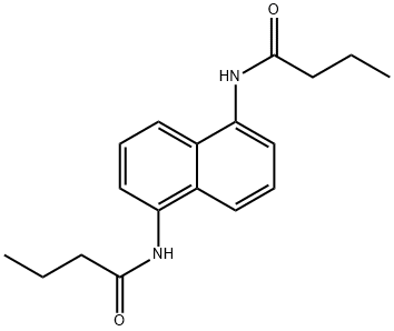 N,N'-1,5-naphthalenediyldibutanamide Structural