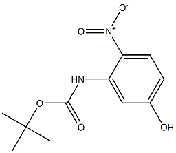 tert-Butyl (5-hydroxy-2-nitrophenyl)carbamate Structural