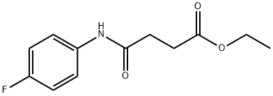 ethyl 4-[(4-fluorophenyl)amino]-4-oxobutanoate Structural
