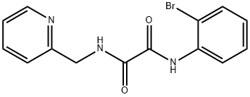 N-(2-bromophenyl)-N'-(pyridin-2-ylmethyl)ethanediamide Structural