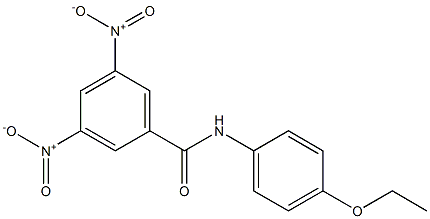 N-(4-Ethoxyphenyl)-3,5-dinitrobenzamide, 97% Structural