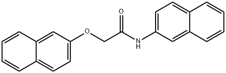 N-(naphthalen-2-yl)-2-(naphthalen-2-yloxy)acetamide Structural