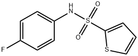 N-(4-fluorophenyl)thiophene-2-sulfonamide Structural