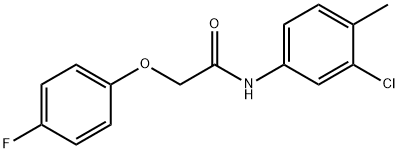 N-(3-chloro-4-methylphenyl)-2-(4-fluorophenoxy)acetamide Structural