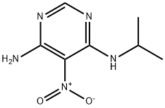 N4-isopropyl-5-nitropyrimidine-4,6-diamine Structural