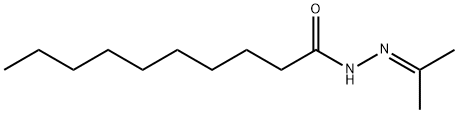 N-(propan-2-ylideneamino)decanamide Structural