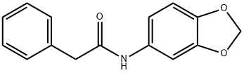 N-(1,3-benzodioxol-5-yl)-2-phenylacetamide Structural