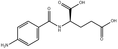 N-(4-aminobenzoyl)- D-Glutamic acid Structural