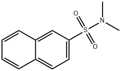 N,N-dimethyl-2-naphthalenesulfonamide Structural