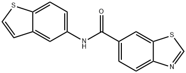 N-(benzo[b]thiophen-5-yl)benzo[d]thiazole-6-carboxamide Structural