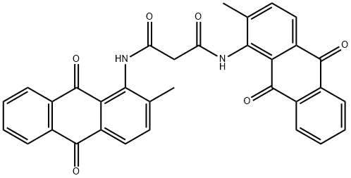 N,N-bis(2-methyl-9,10-dioxoanthracen-1-yl)propanediamide Structural