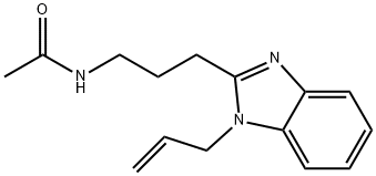 N-(3-(1-allyl-1H-benzo[d]imidazol-2-yl)propyl)acetamide Structural