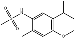 N-(5-Isopropyl-4-methoxy-2-methyl-phenyl)-methanesulfonamide Structural