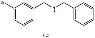 N-benzyl-1-(3-bromophenyl)methanamine hydrochloride Structural