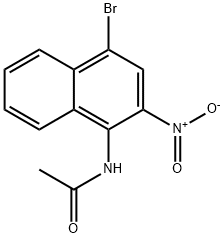 Acetamide,N-(4-bromo-2-nitro-1-naphthalenyl)- Structural