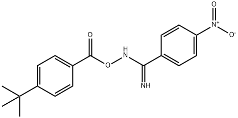 N'-{[(4-tert-butylphenyl)carbonyl]oxy}-4-nitrobenzenecarboximidamide Structural
