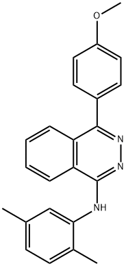 N-(2,5-dimethylphenyl)-4-(4-methoxyphenyl)phthalazin-1-amine Structural