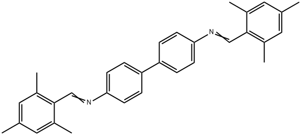 N,N'-bis(mesitylmethylene)-4,4'-biphenyldiamine Structural