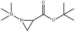 tert-butyl 1-(trimethylsilyl)aziridine-2-carboxylate Structural