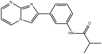 N-(3-(imidazo[1,2-a]pyrimidin-2-yl)phenyl)isobutyramide Structural