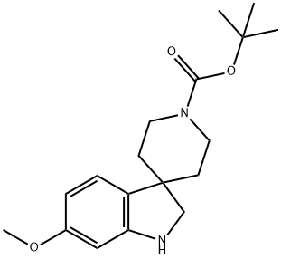 SPIRO[3H-INDOLE-3,4-PIPERIDINE]-1-CARBOXYLIC ACID, 1,2-DIHYDRO-6-METHOXY-, 1,1-DIMETHYLETHYL ESTER