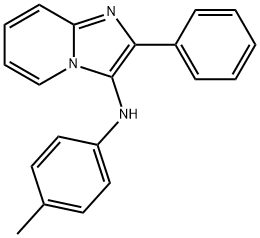N-(4-methylphenyl)-2-phenylimidazo[1,2-a]pyridin-3-amine Structural