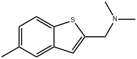 N,N-dimethyl-1-(5-methyl-1-benzothiophen-2-yl)methanamine Structural