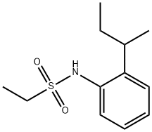 N-(2-sec-butylphenyl)ethanesulfonamide Structural