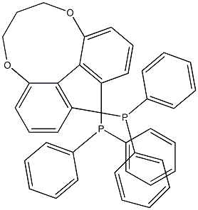 R-(-)-1,13-Bis(diphenylphosphino)-7,8-dihydro-6H-dibenzo[f,h][1,5]dioxonin Structural