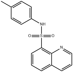 N-(4-methylphenyl)quinoline-8-sulfonamide Structural