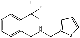 N-(2-thienylmethyl)-N-[2-(trifluoromethyl)benzyl]amine Structural