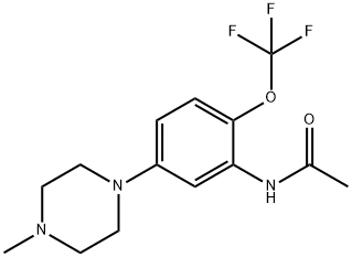 N-(5-(4-methylpiperazin-1-yl)-2-(trifluoromethoxy)phenyl)acetamide Structural
