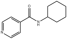 N-cyclohexylisonicotinamide Structural