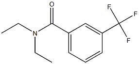 N,N-diethyl-3-(trifluoromethyl)benzamide Structural