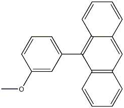 Anthracene,9-(3-methoxyphenyl)- Structural