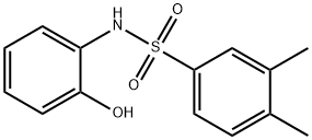 N-(2-hydroxyphenyl)-3,4-dimethylbenzenesulfonamide Structural