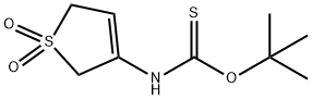 O-(tert-butyl) (1,1-dioxido-2,5-dihydro-3-thienyl)thiocarbamate Structural