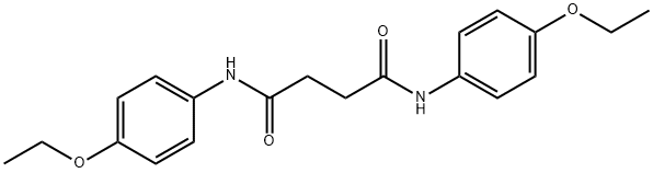N,N'-bis(4-ethoxyphenyl)succinamide Structural