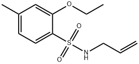 N-allyl-2-ethoxy-4-methylbenzenesulfonamide Structural